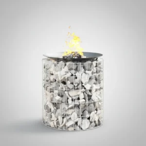Brasero gabion fer galvanisé