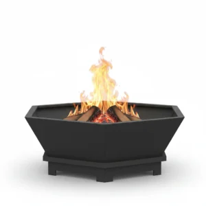Brasero de jardin acier noir coupelle XL